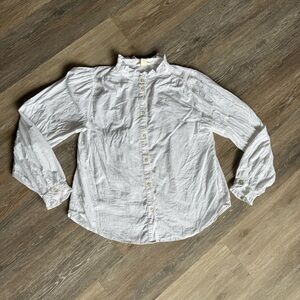 H&M Crisp White Button-Down Shirt